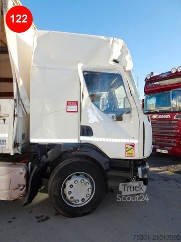 Camion plateau avec bâche RENAULT D 26 WIDE SLEEPER CAB GLOBAL CAB