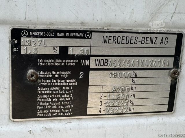 Бортовой грузовик Mercedes-Benz SK 1827L 4x2 SK 1827L 4x2