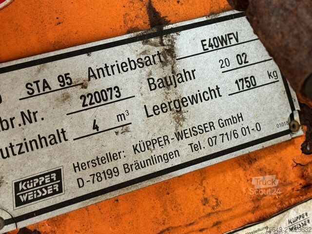 Special purpose truck  STA 95 Salzstreuer STA 95 Salzstreuer, ca. 4m³