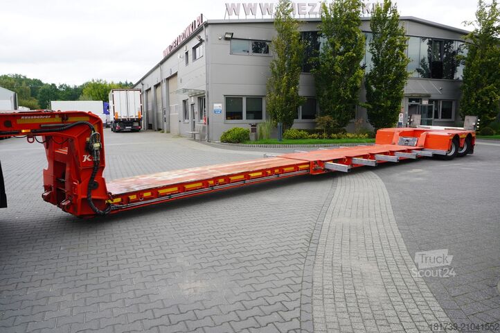 Semi-remorque surbaissée / 2 unités Kässbohrer LB2 TIEF-BETT low loader semi-trailer