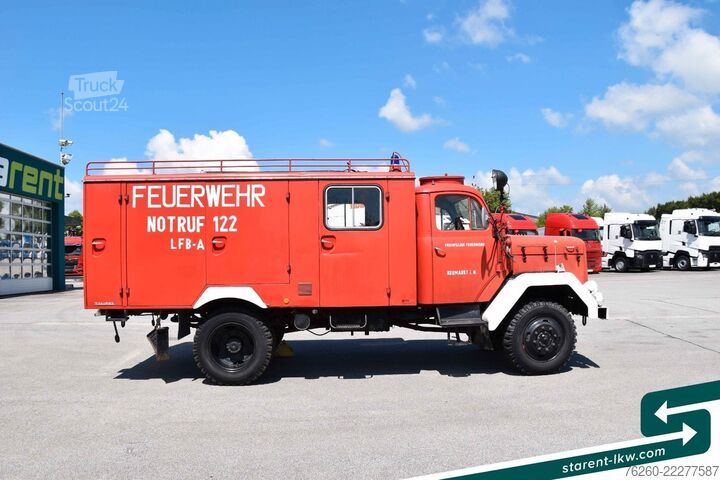 Nákladné vozidlo na špeciálne účely MAGIRUS DEUTZ F Mercur 125 A Feuerwehrfahrzeug 4x4 BJ 1963