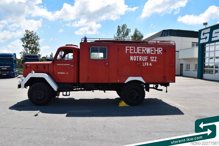Nákladné vozidlo na špeciálne účely MAGIRUS DEUTZ F Mercur 125 A Feuerwehrfahrzeug 4x4 BJ 1963