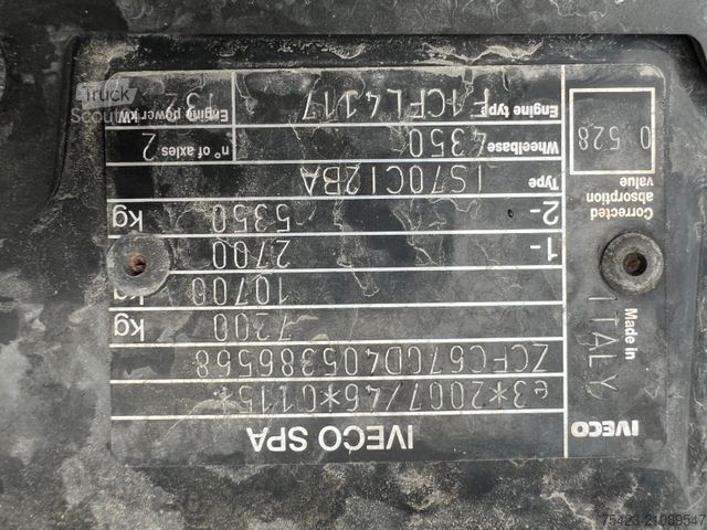 Transporter mit Koffer IVECO Daily 70C18 Koffer LBW EU6 Klima