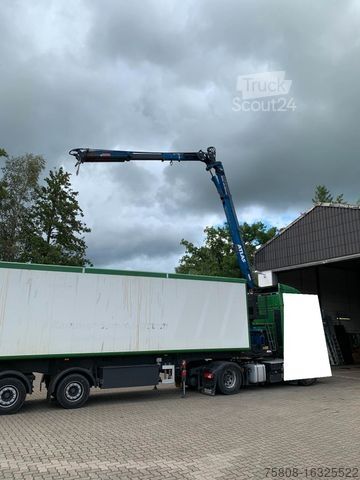 Gru montata su autocarro Kran Atlas 165.2 VE Greifersteuerung Funk