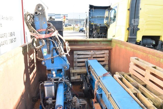 Gru montata su autocarro Kran Atlas 165.2 VE Greifersteuerung Funk