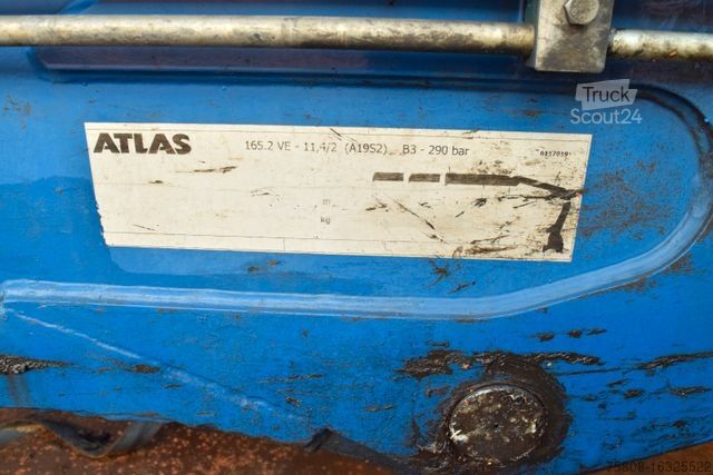 Gru montata su autocarro Kran Atlas 165.2 VE Greifersteuerung Funk