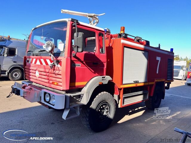 Fire truck Renault Thomas Sides BS13 4x4, Twin engine!