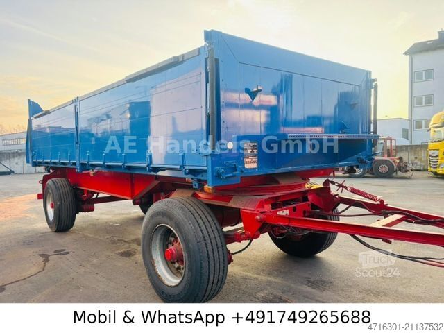 Three-way tipper trailer KEMPF HKD 18 Drehschemel DreiSeitenKipper Aluminium