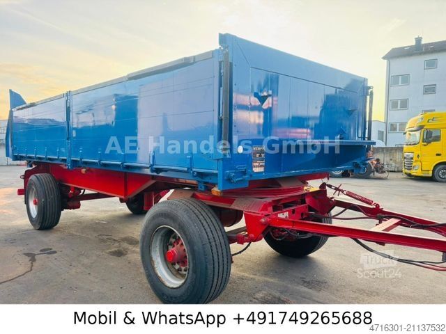 Three-way tipper trailer KEMPF HKD 18 Drehschemel DreiSeitenKipper Aluminium