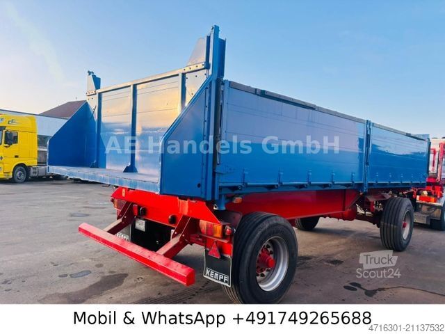 Three-way tipper trailer KEMPF HKD 18 Drehschemel DreiSeitenKipper Aluminium
