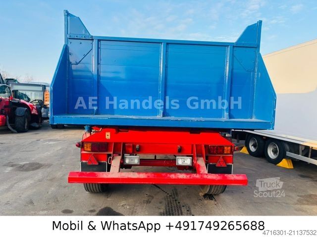 Three-way tipper trailer KEMPF HKD 18 Drehschemel DreiSeitenKipper Aluminium