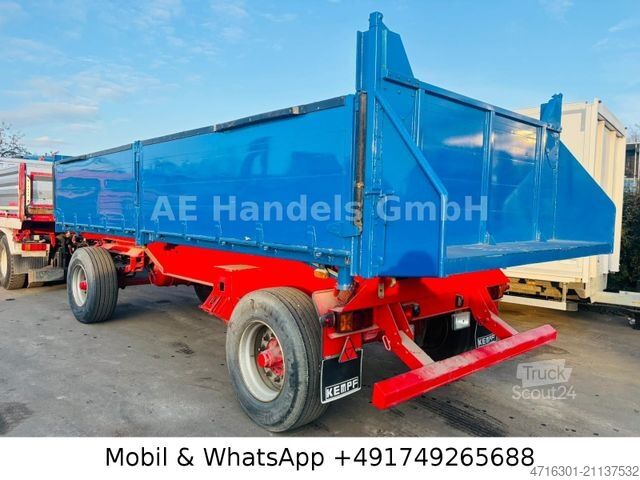 Three-way tipper trailer KEMPF HKD 18 Drehschemel DreiSeitenKipper Aluminium