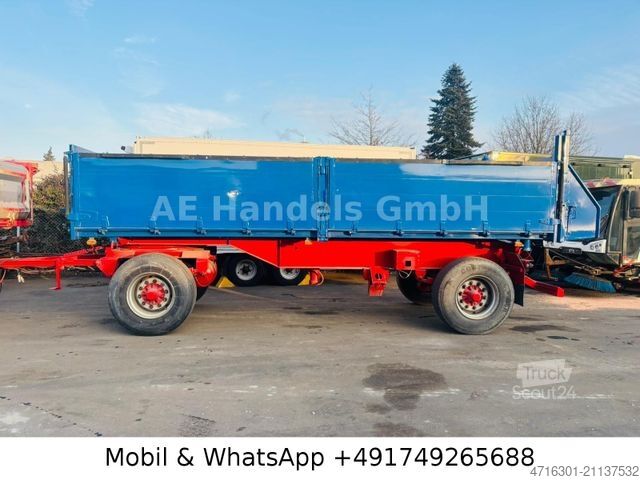 Three-way tipper trailer KEMPF HKD 18 Drehschemel DreiSeitenKipper Aluminium