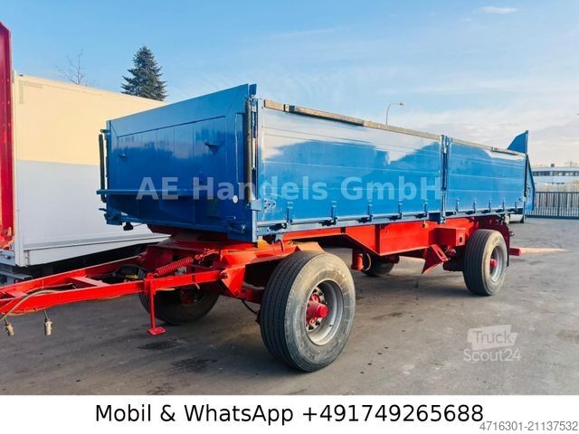 Three-way tipper trailer KEMPF HKD 18 Drehschemel DreiSeitenKipper Aluminium
