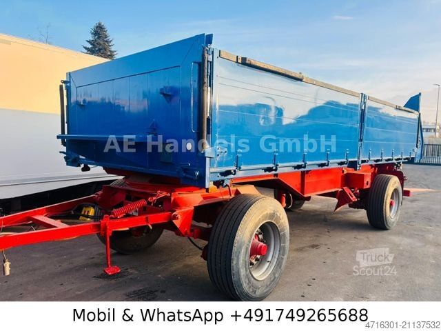 Three-way tipper trailer KEMPF HKD 18 Drehschemel DreiSeitenKipper Aluminium