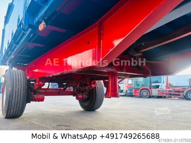 Three-way tipper trailer KEMPF HKD 18 Drehschemel DreiSeitenKipper Aluminium