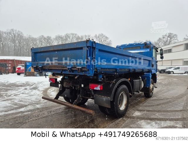 Camion-benne tricar MAN TGM 18.330 4x4 BB DreiSeitenKipper 6m³|AHK|Klima