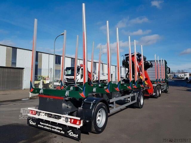 Timber transporter Ebert KHA 18 Kurzholz-Anhänger NEU