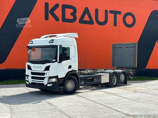 Transport von Containern Scania P 500 6x2*4 9 TON FRONT AXLE / RETARDER