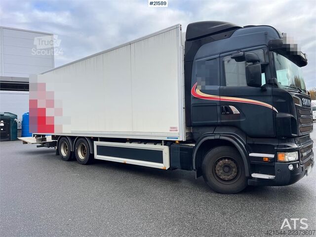 Scania R500 6x2 box truck w/ 2 temp refrigerator/freezer