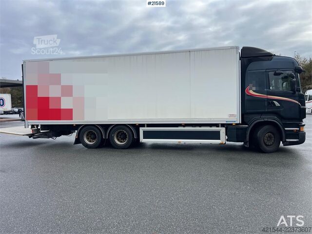  Scania R500 6x2 box truck w/ 2 temp refrigerator/freezer