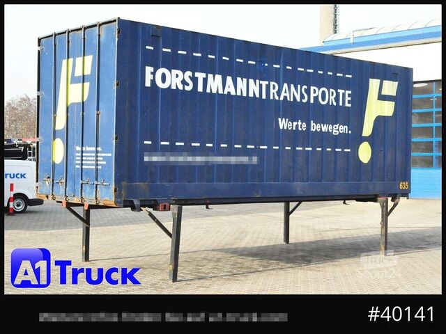 Swap body with box structure KRONE BDF 7,82 Container, 2700mm Innenhöhe, Portaltür