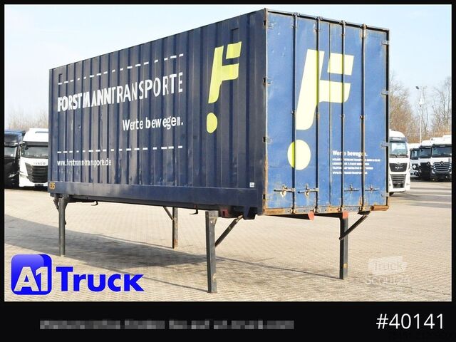 Swap body with box structure KRONE BDF 7,82 Container, 2700mm Innenhöhe, Portaltür