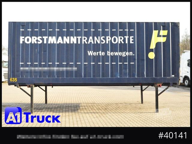 Swap body with box structure KRONE BDF 7,82 Container, 2700mm Innenhöhe, Portaltür