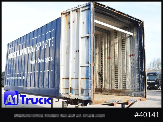 Swap body with box structure KRONE BDF 7,82 Container, 2700mm Innenhöhe, Portaltür