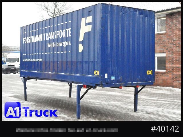 Swap body with box structure KRONE BDF 7,82 Container, 2700mm Innenhöhe, Portaltür