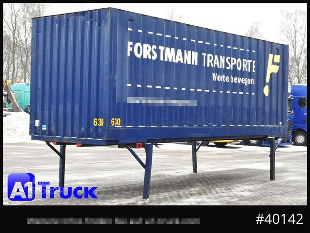 Swap body with box structure KRONE BDF 7,82 Container, 2700mm Innenhöhe, Portaltür