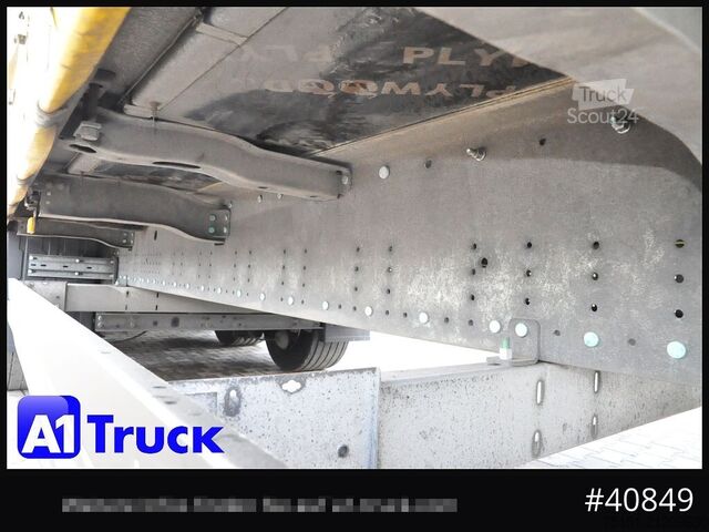 Auflieger mit Pritsche & Plane SCHMITZ SCB  24, Mega, Varios, verzinkt