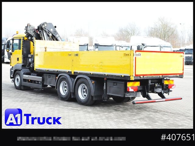 LKW mit Pritsche (offen) MAN TGS 26.400BL 6x4 Hiab 288 EP5 Funk,
