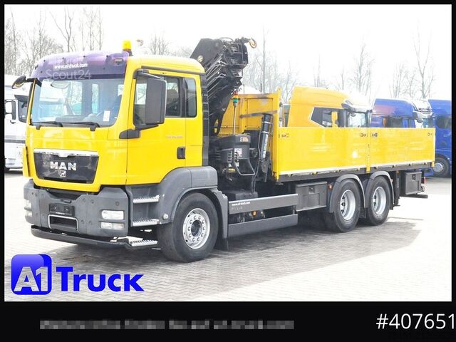 LKW mit Pritsche (offen) MAN TGS 26.400BL 6x4 Hiab 288 EP5 Funk,