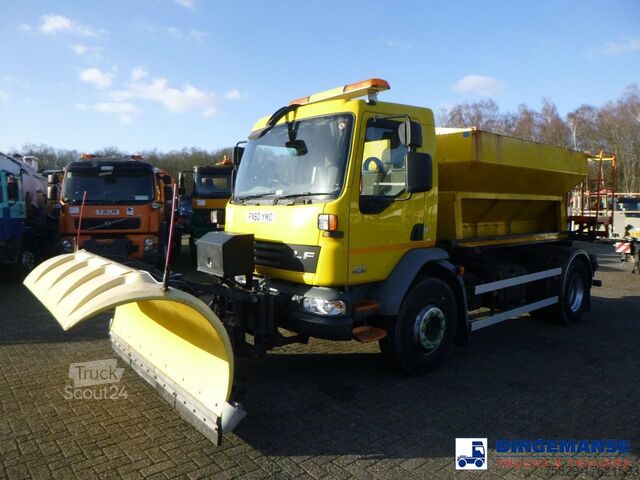 Kar küreme makinesi DAF LF 55.220 4x2 RHD gritter / snow plough