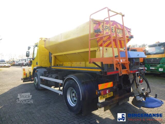 Kar küreme makinesi DAF LF 55.220 4x2 RHD gritter / snow plough