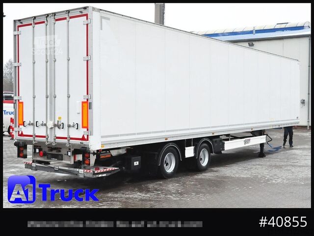 Semi-remorque fourgon TALSON F 1520, Möbelkoffer, Lenkachse, Tridec, LBW, verzinkt