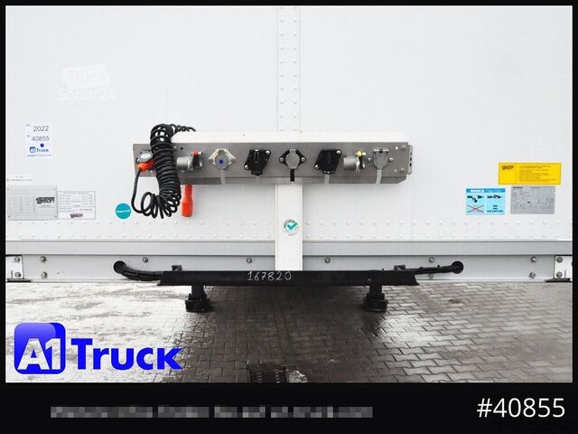 Semi-remorque fourgon TALSON F 1520, Möbelkoffer, Lenkachse, Tridec, LBW, verzinkt