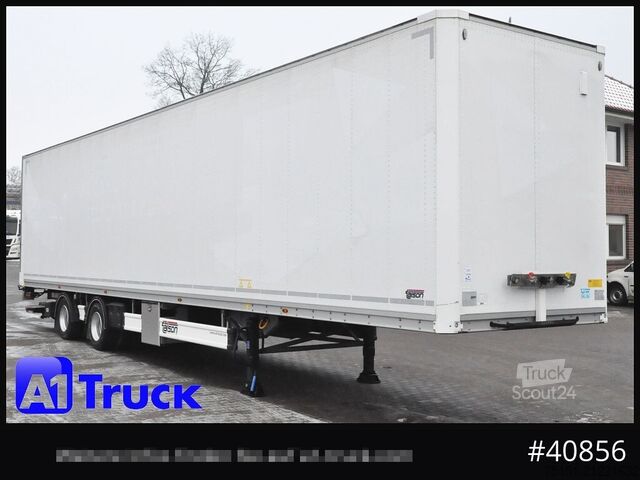 Semi-remorque fourgon TALSON F 1520, Möbelkoffer, Lenkachse, Tridec, LBW, verzinkt