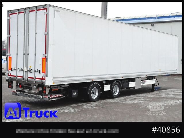 Semi-remorque fourgon TALSON F 1520, Möbelkoffer, Lenkachse, Tridec, LBW, verzinkt