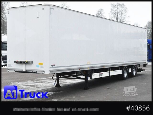 Semi-remorque fourgon TALSON F 1520, Möbelkoffer, Lenkachse, Tridec, LBW, verzinkt