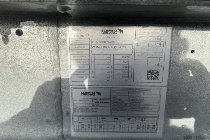 Tipper semitrailer Schmitz Cargobull Cargobull SKI 24 SL 7.2 Kippverdeck