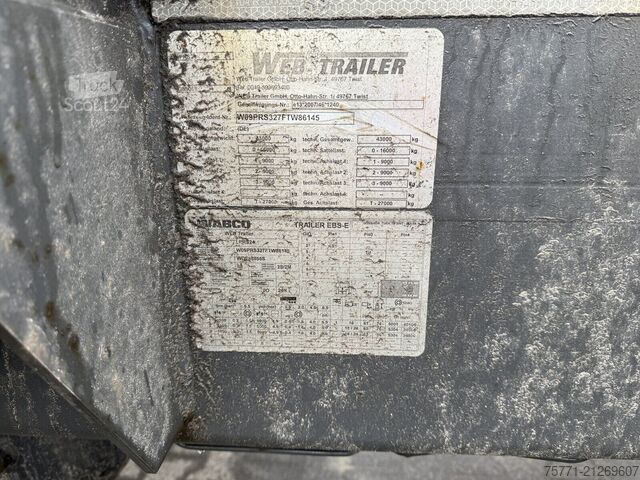 Containertransport WEB Trailer LPRS24 NACZEPA KONTENEROWA