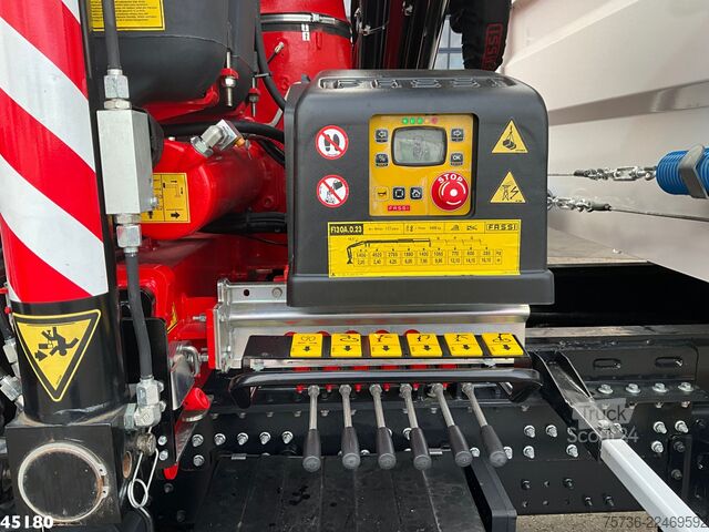 3-sānu pašizgāzējs MAN TGM 18.320 Euro 6 Fassi 13 Tonmeter laadkraan N...