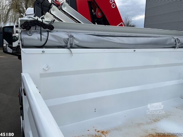 3-sānu pašizgāzējs MAN TGM 18.320 Euro 6 Fassi 13 Tonmeter laadkraan N...