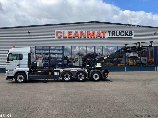 Konteineru pārvadājumi Man TGS 35.480 Euro 6 8x4 Deuringer Garagetransporter