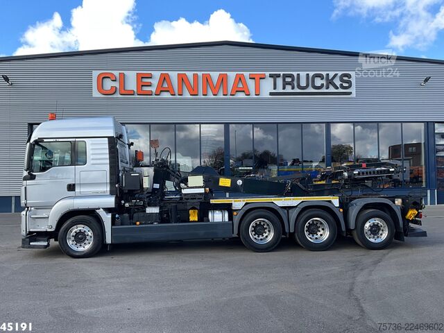 Konteineru pārvadājumi Man TGS 35.480 Euro 6 8x4 Deuringer Garagetransporter