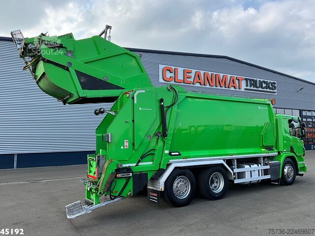 Atkritumu savākšanas transportlīdzeklis Scania P 410 Euro 6 Geesink Norba MF 300, 21m³