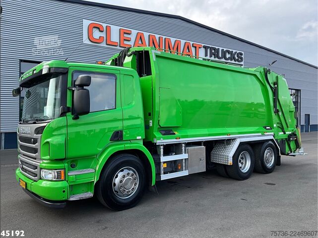 Atkritumu savākšanas transportlīdzeklis Scania P 410 Euro 6 Geesink Norba MF 300, 21m³