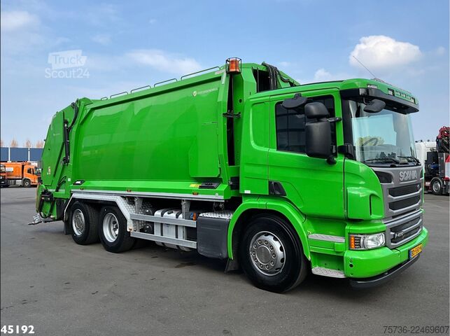 Atkritumu savākšanas transportlīdzeklis Scania P 410 Euro 6 Geesink Norba MF 300, 21m³